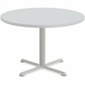 Special-T Table, Round, 42in Dia x 29in, Gray Base/Light Gray Top SCTSTAR242FGGR